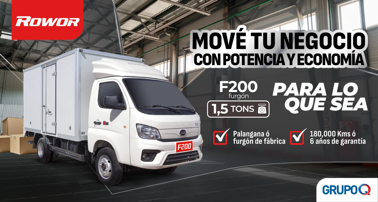 Modelo F200 Furgon - Camión Rowor de alta calidad
