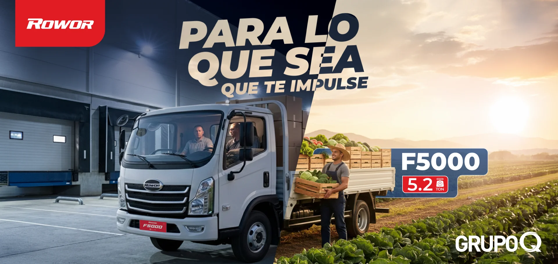 F5000 5.2TON - Camiones de alta calidad - ROWOR Guatemala